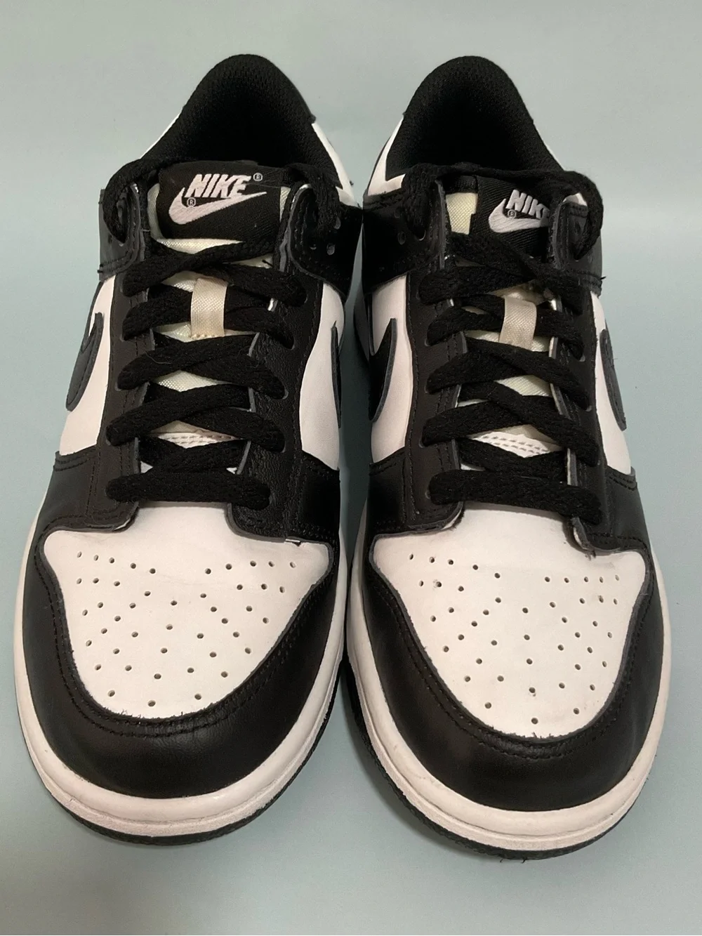 Nike Dunk Low GS Black White Panda Sneakers Size US 6Y